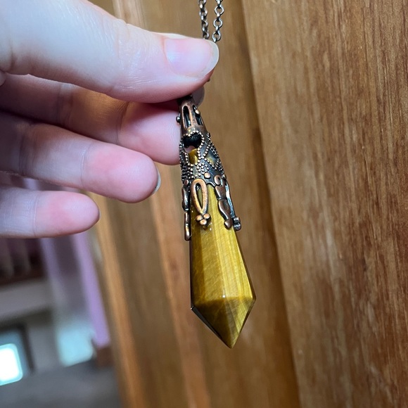 Large Tigers 🐅 👁️ Pendant Necklace - Picture 1 of 1